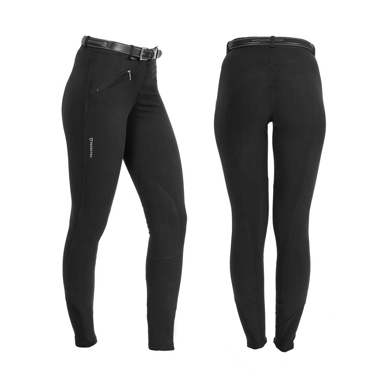 Pantaloni donna modello Selene in cotone elasticizzato