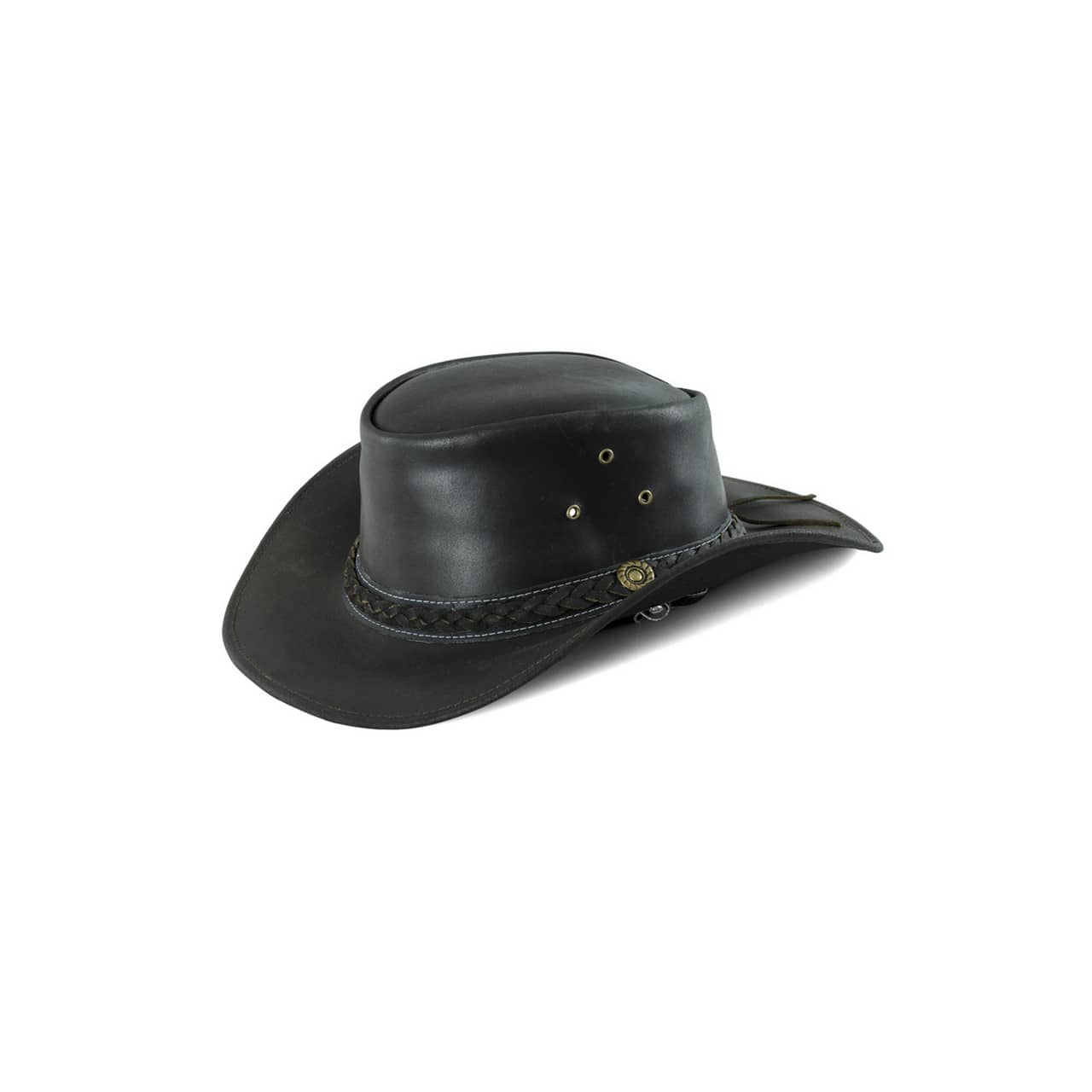 Cappello in pelle modello Braid