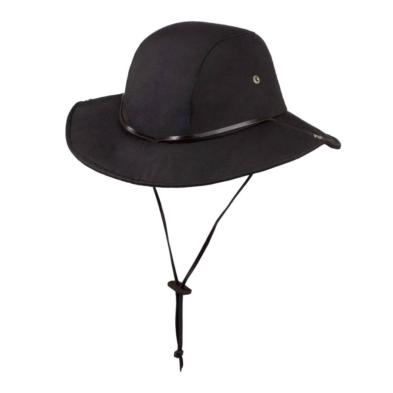 Cappello in tessuto cerato