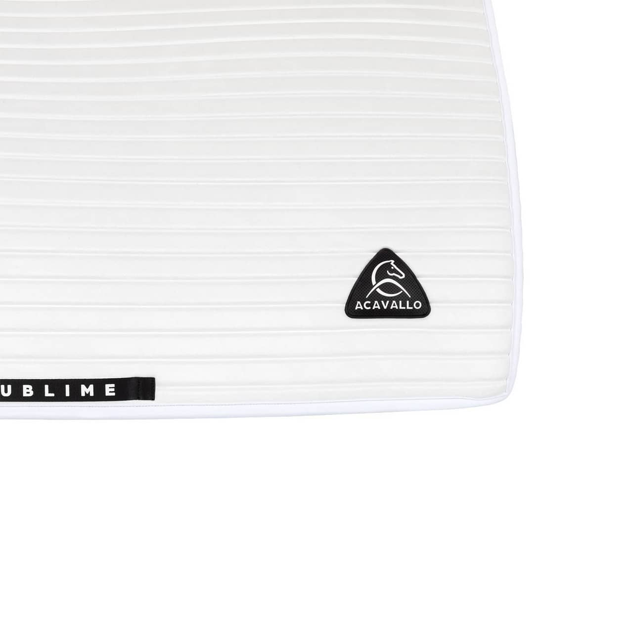 Stripe Suede Dressage Saddle Pad w/square back corner