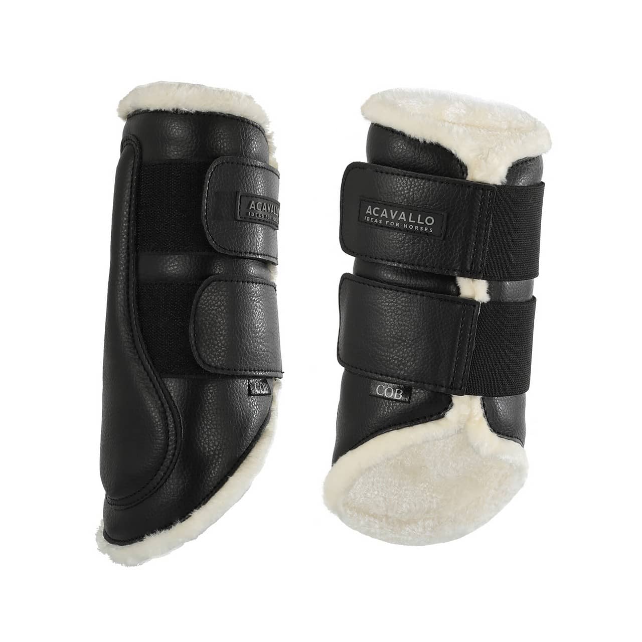 Stinchiere anteriori montone sintetico chiusura velcro