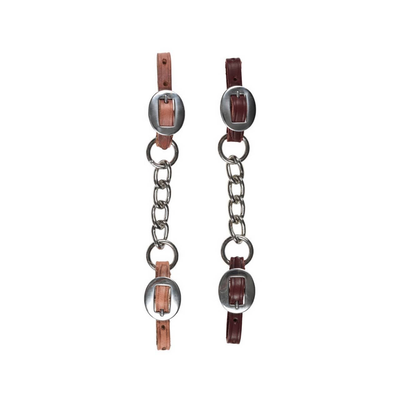 Latigo 1/2" curb single chain SS buckle