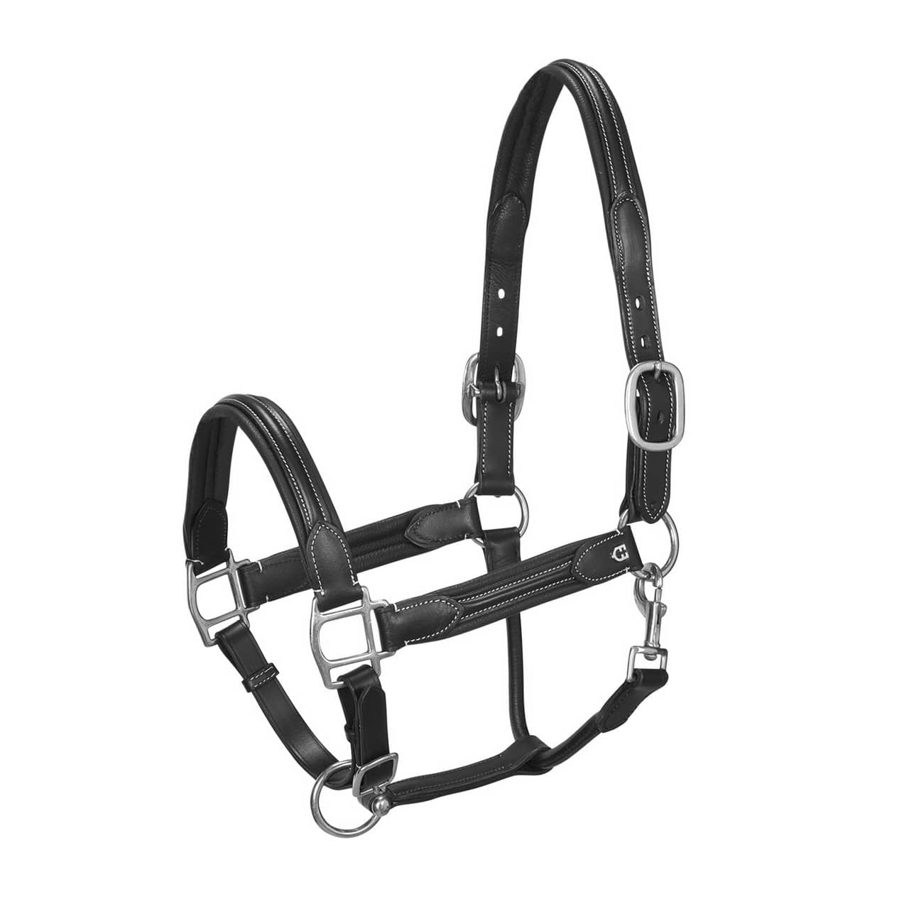 Cavezza cuoio morbido fibbie resistenti