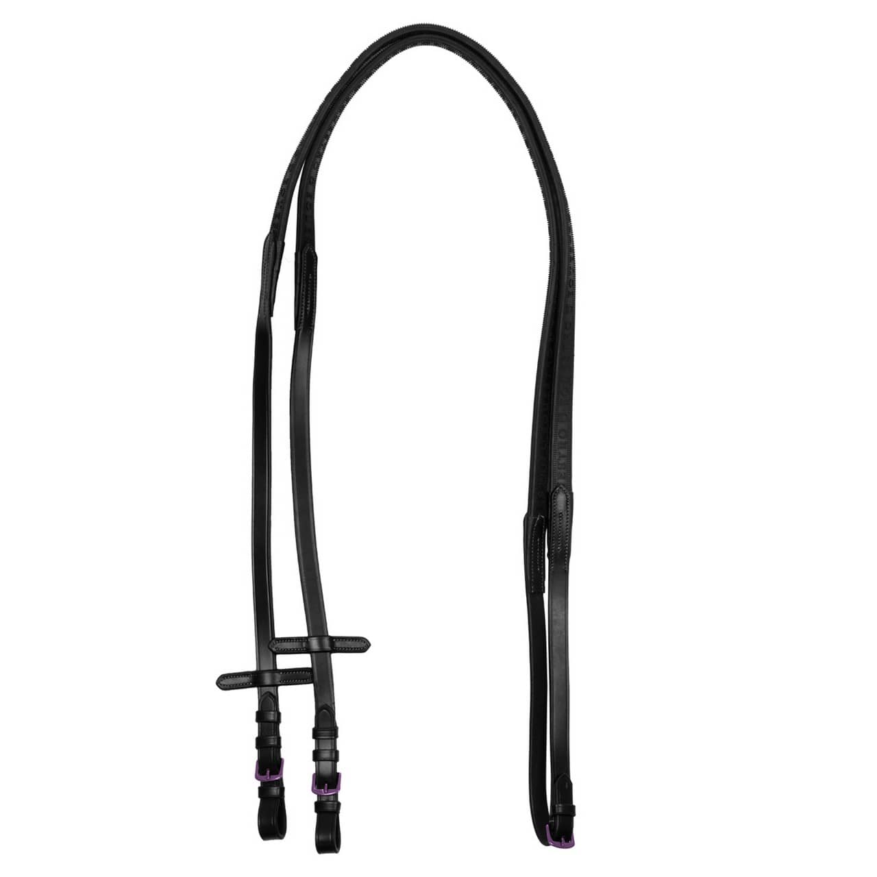 Redini in cuoio e gomma violet fitting