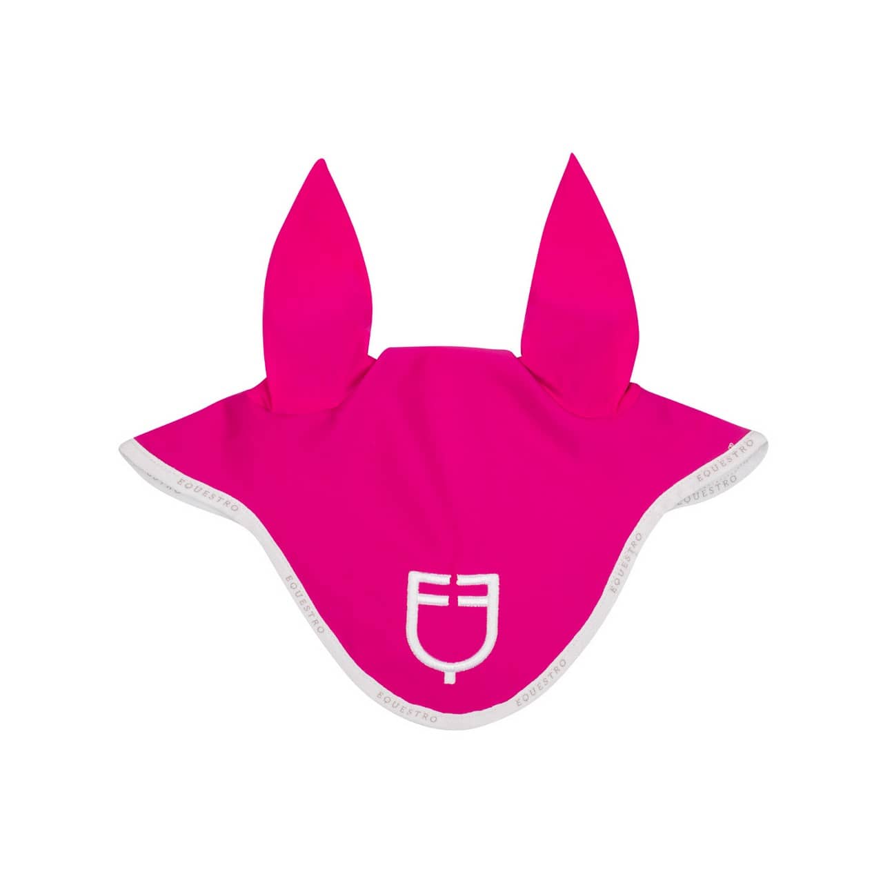 Cuffietta cavallo in tessuto tecnico con logo