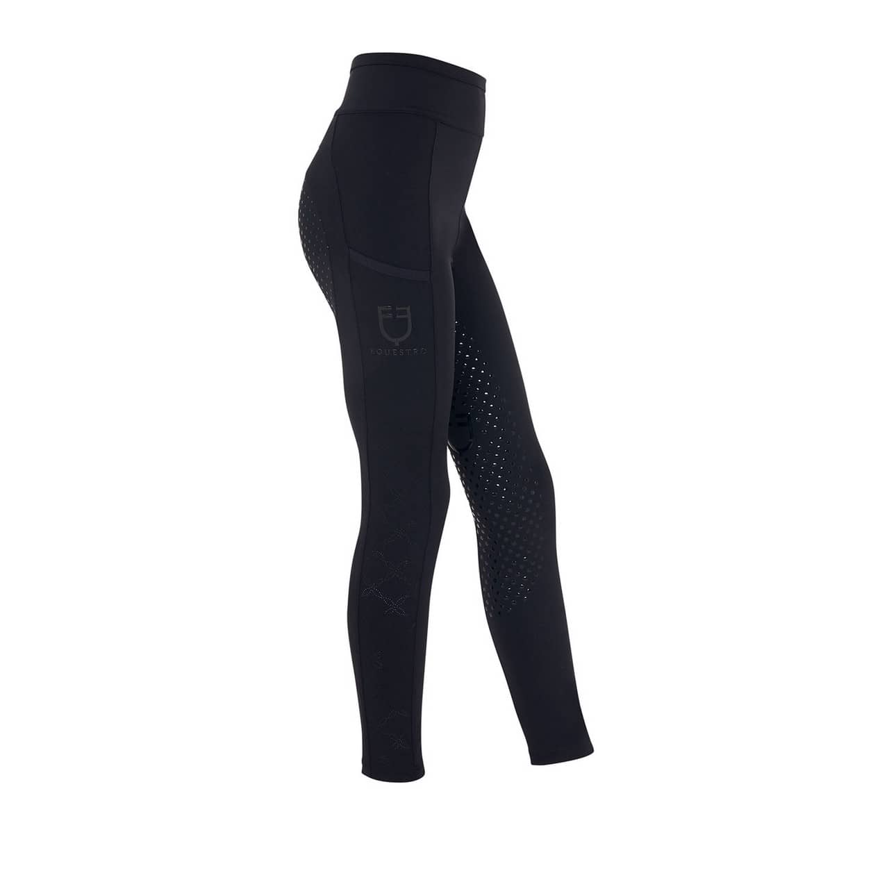 Leggings Equestro bambina con decorazioni perforate