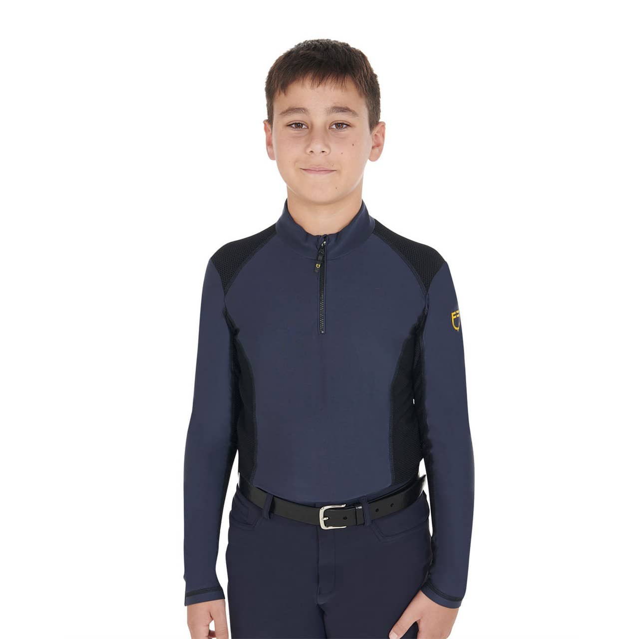 Base layer bambino da allenamento in tessuto tecnico