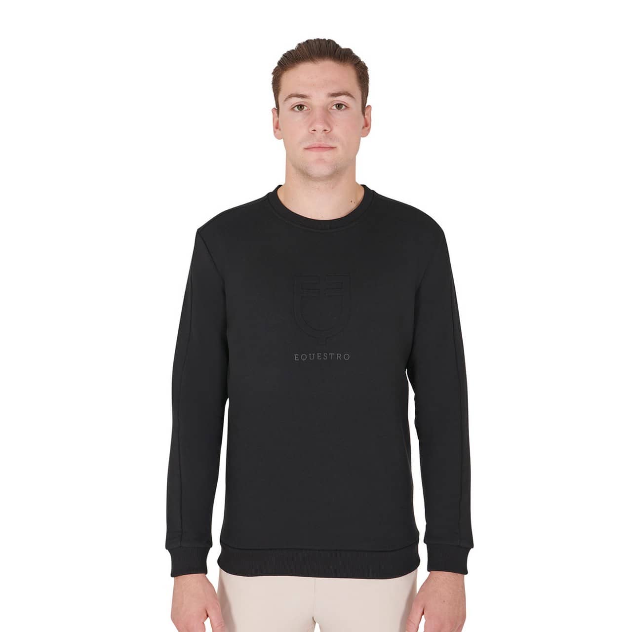 Felpa uomo in cotone con logo