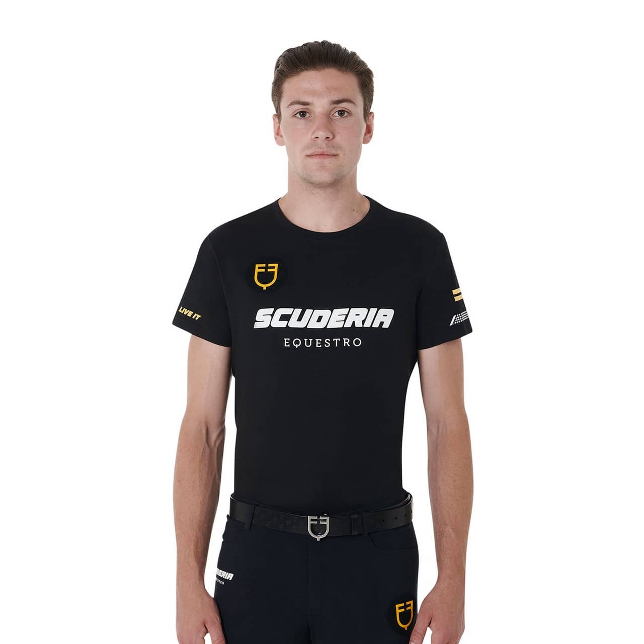 T-shirt uomo cotone stretch Scuderia Equestro