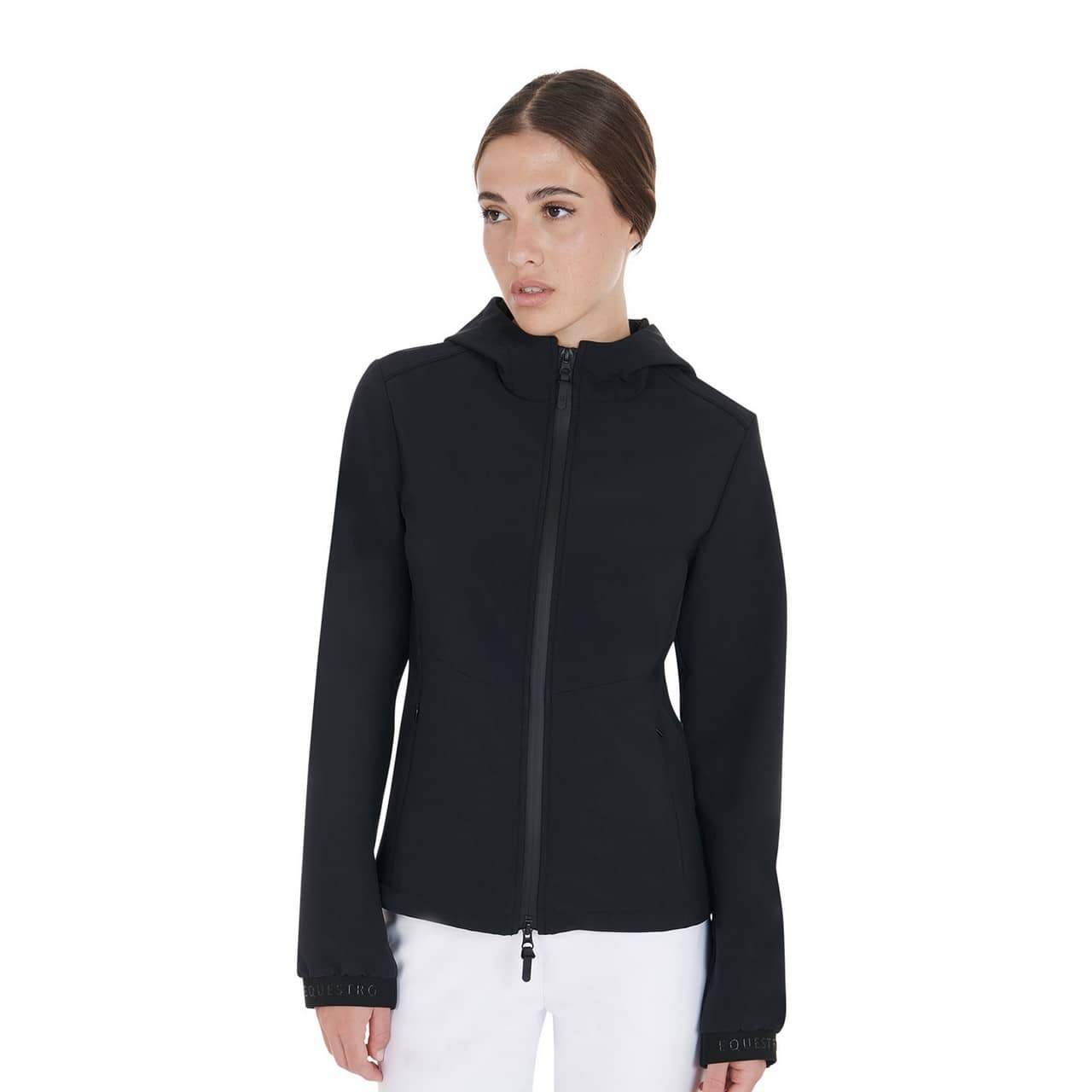Giacca softshell donna slim fit con tasche a scomparsa