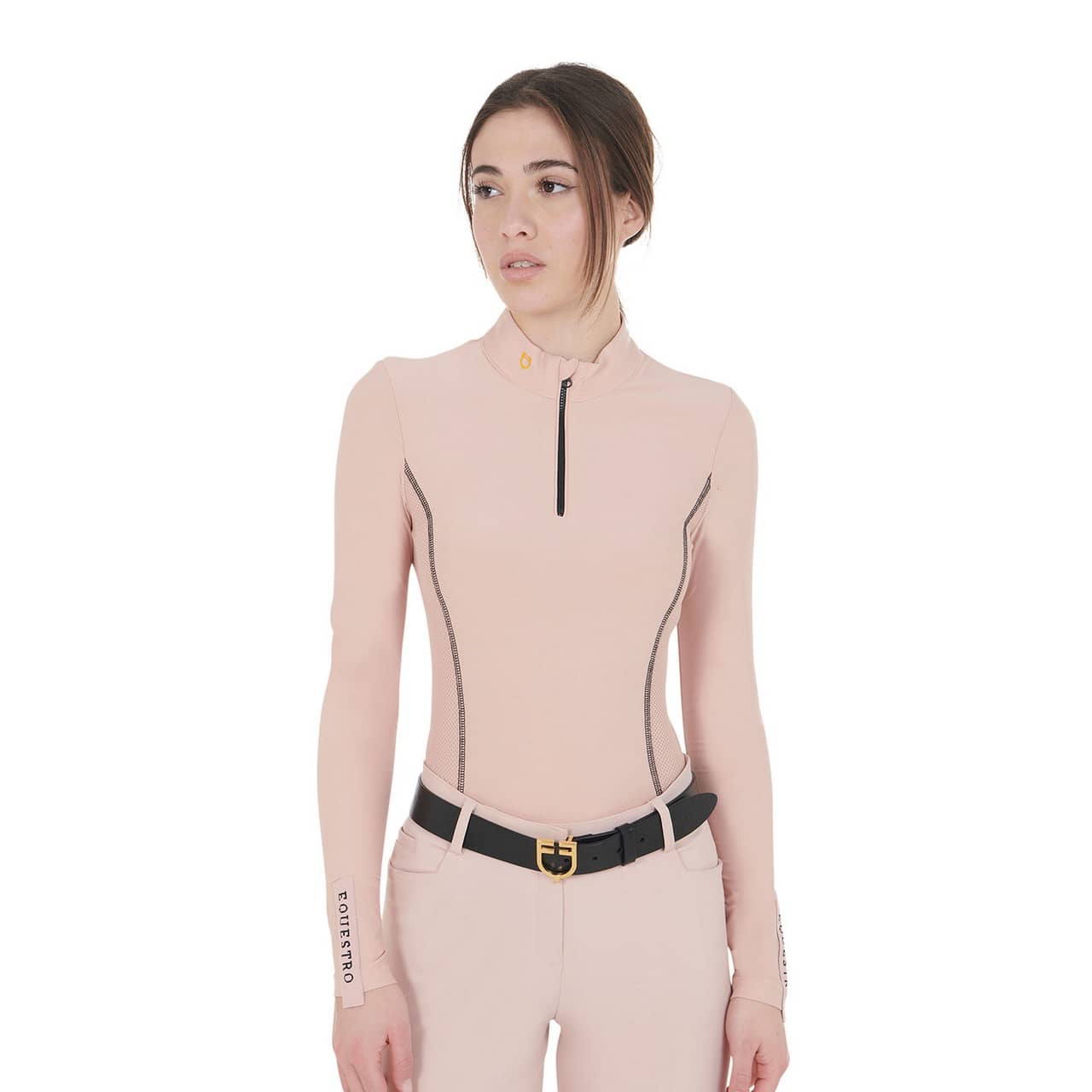 Polo tecnica donna da allenamento manica lunga