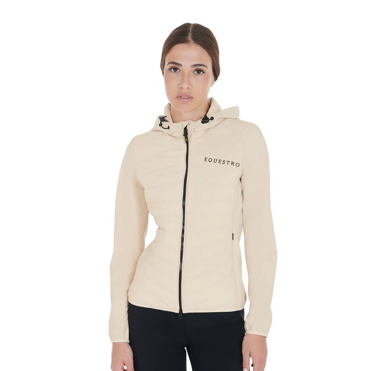 Piumino donna in tessuto misto tecnico