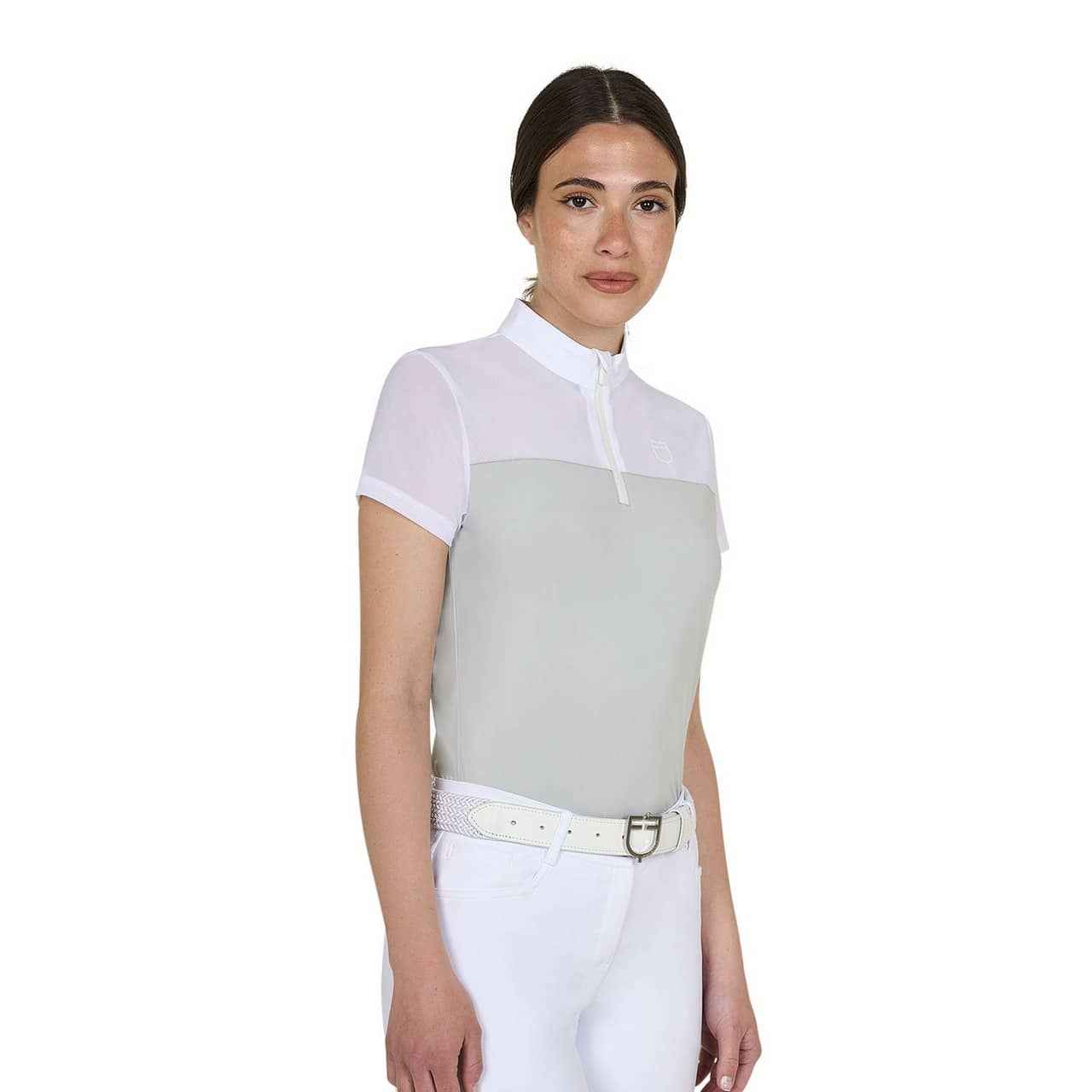 Polo donna da allenamento in mesh