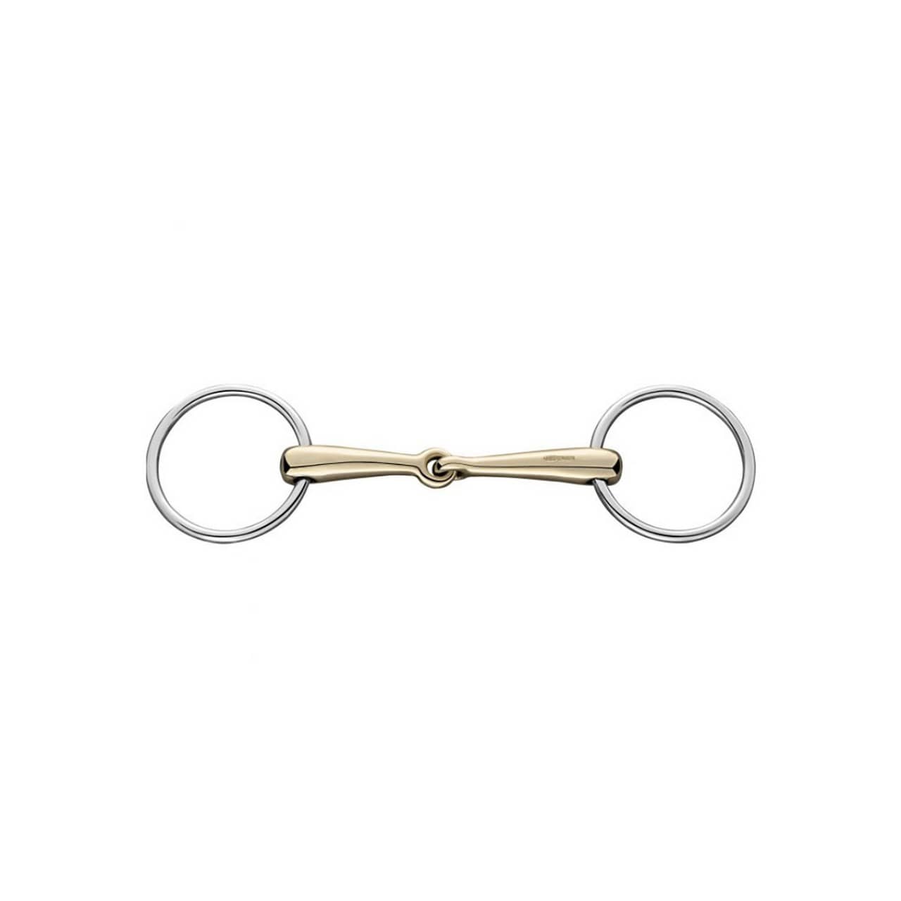 Loose Rg. Snaffle Sensogan 18mm single j. w. 70mm st.st. rg.