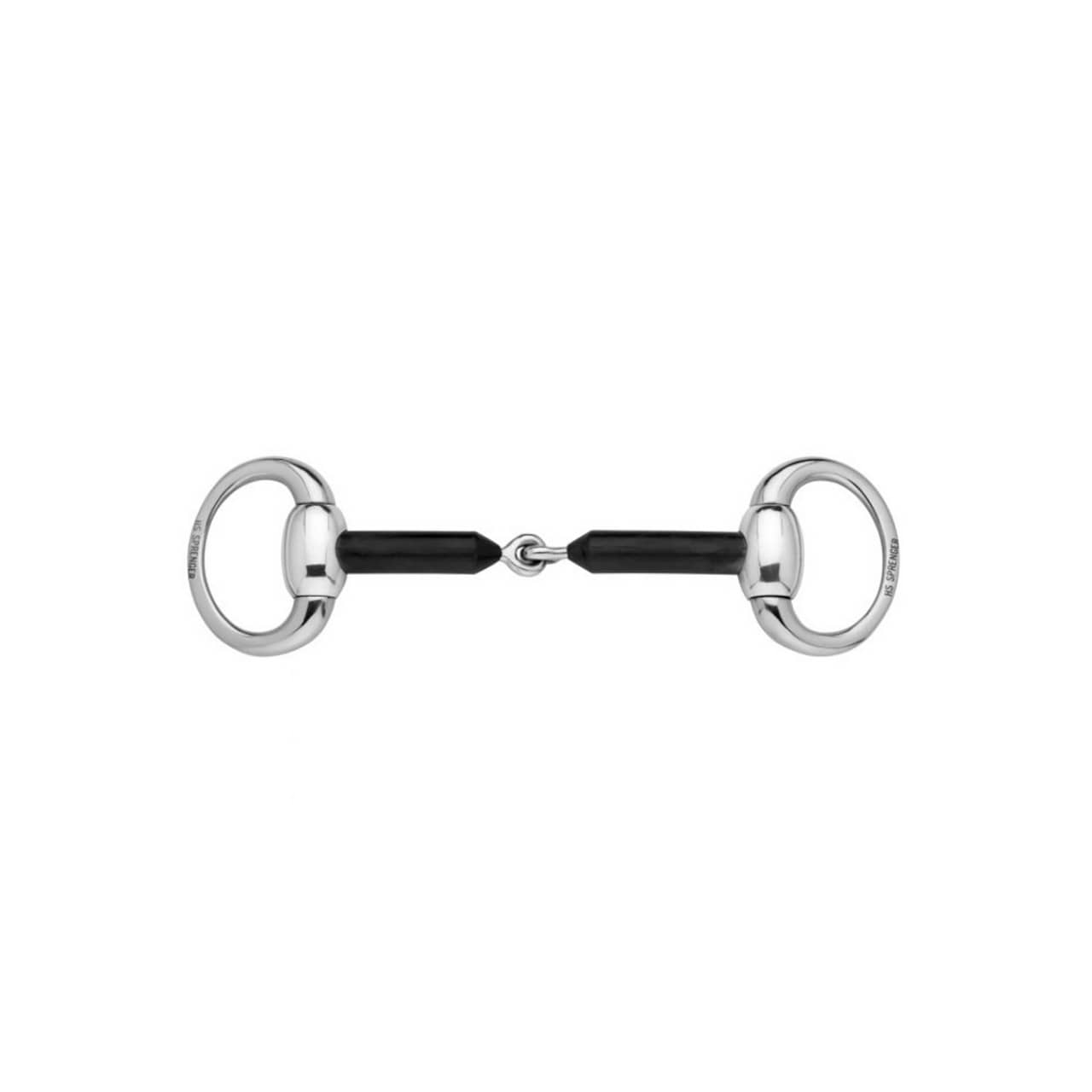 Eggbutt Bit single j. 16mm hard carbon w. 55mm st.st. rg.