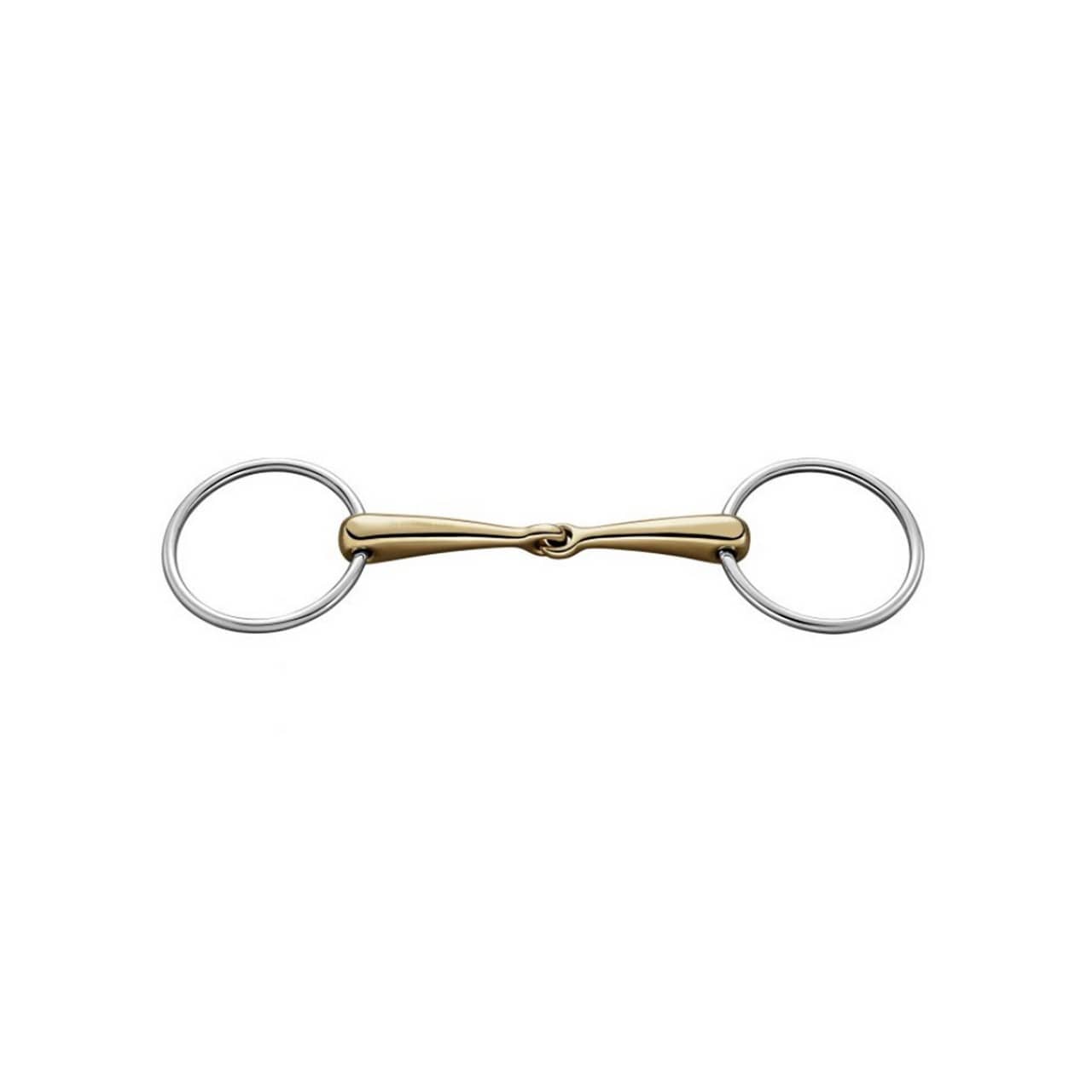 Loose Rg. Snaffle Copper Plus 16mm single j. w. 55mm st.st. rg.