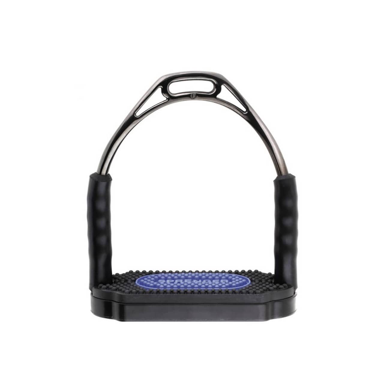 Bow Balance Stirrups - stainless steel anthracite, size 120mm