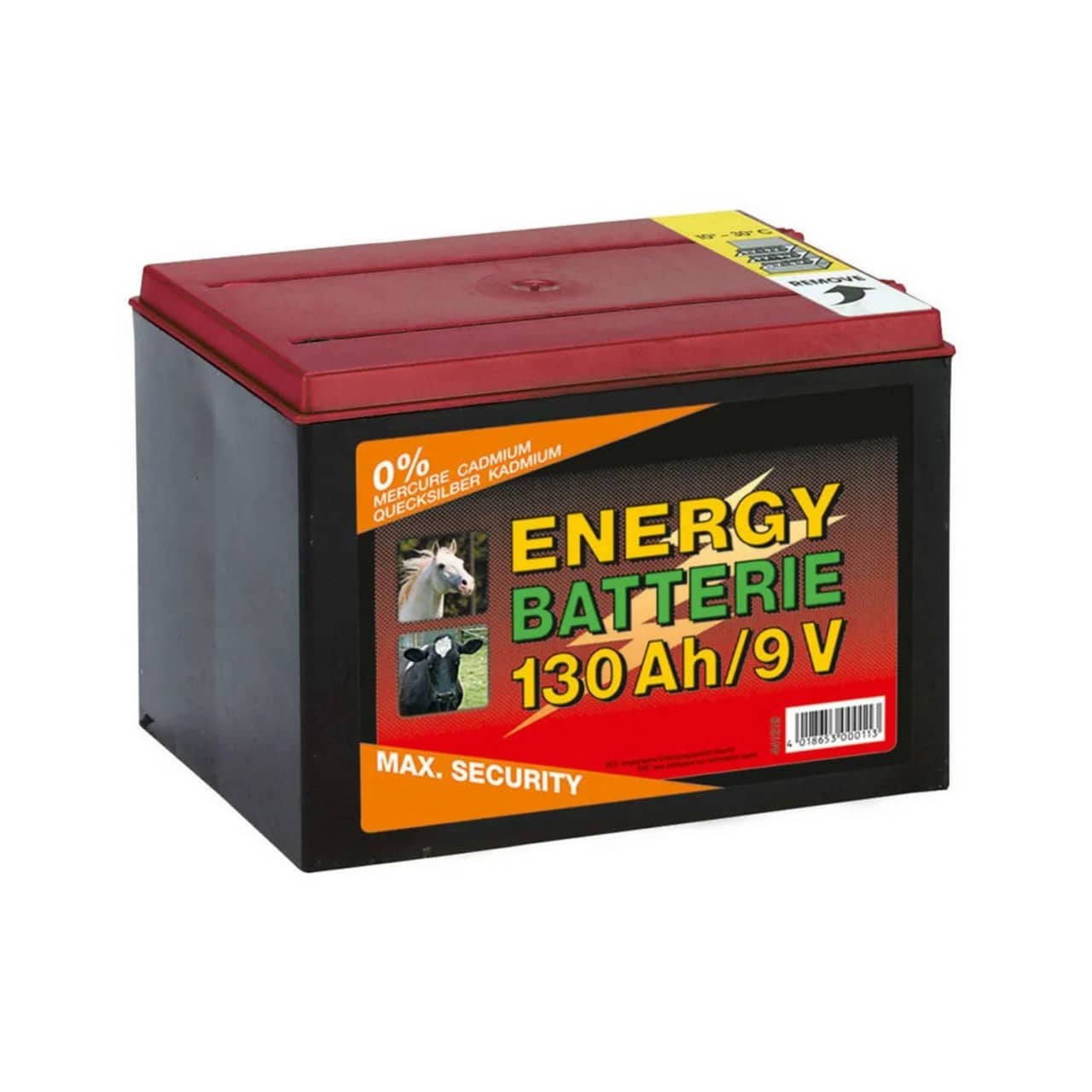 Batteria a secco 9V 130Ah