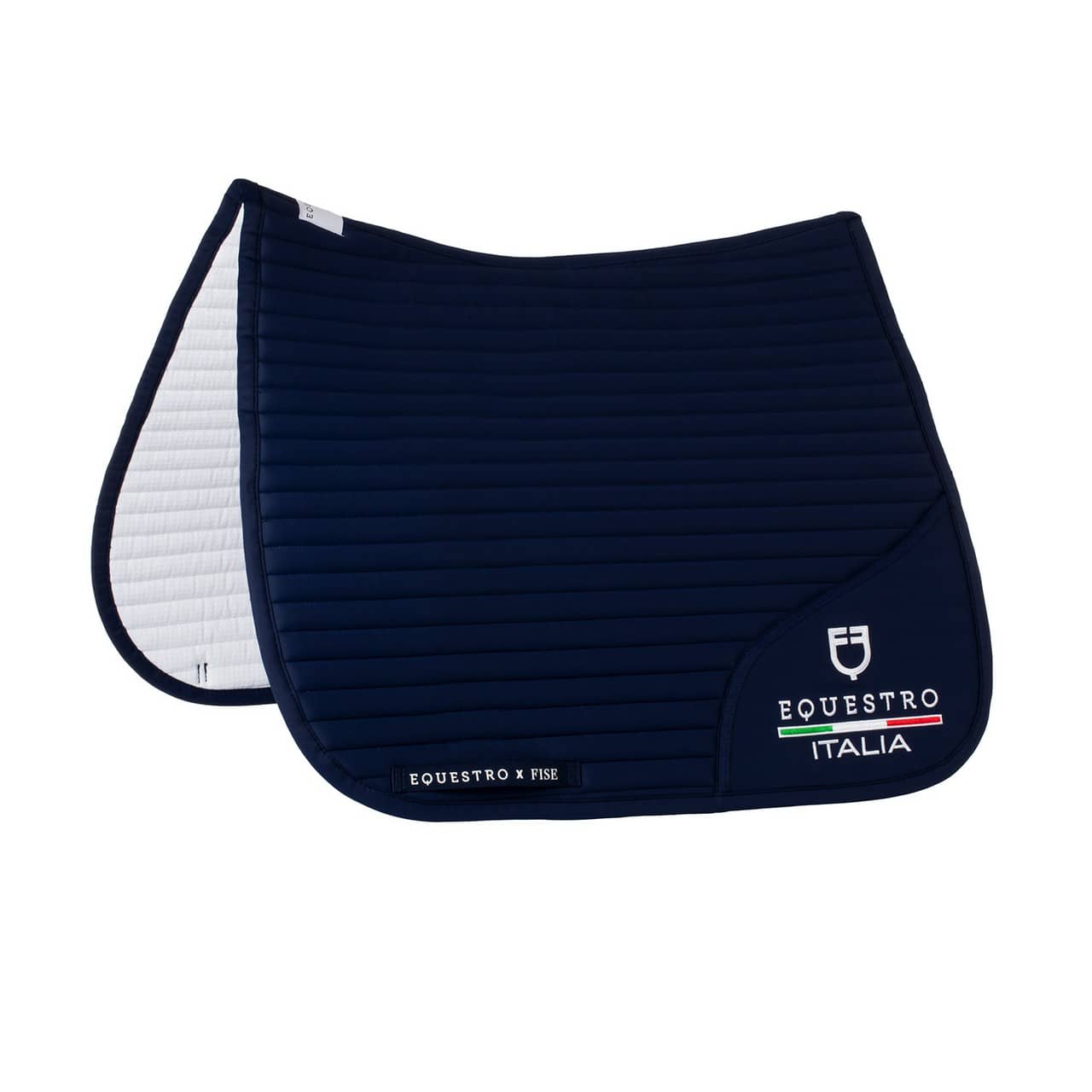 Sottosella dressage con logo ricamato Equestro X FISE
