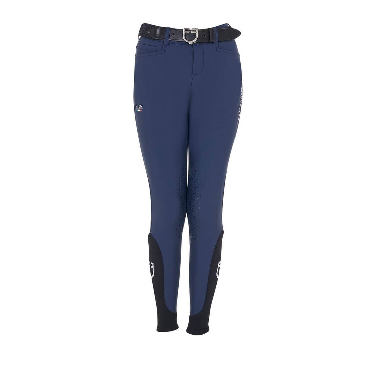 Pantaloni unisex bambini grip ginocchio Equestro X FISE