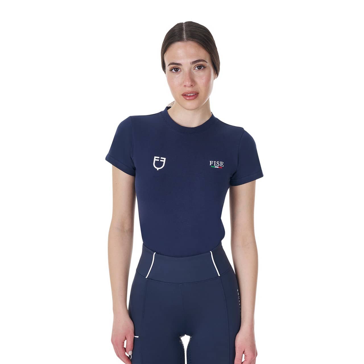 T-shirt donna slim fit Equestro X FISE