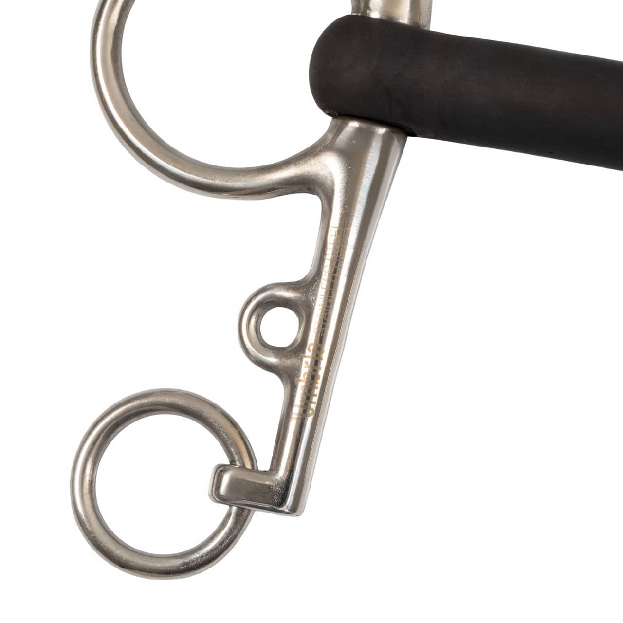 Pelham inox intero, gomma rigida