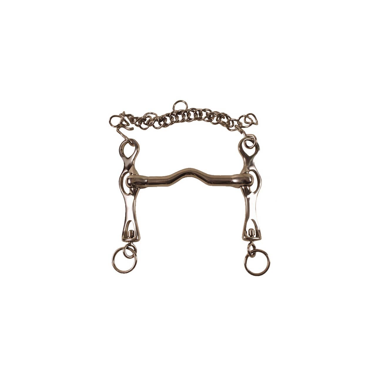 Morso dressage intero, aste piatte