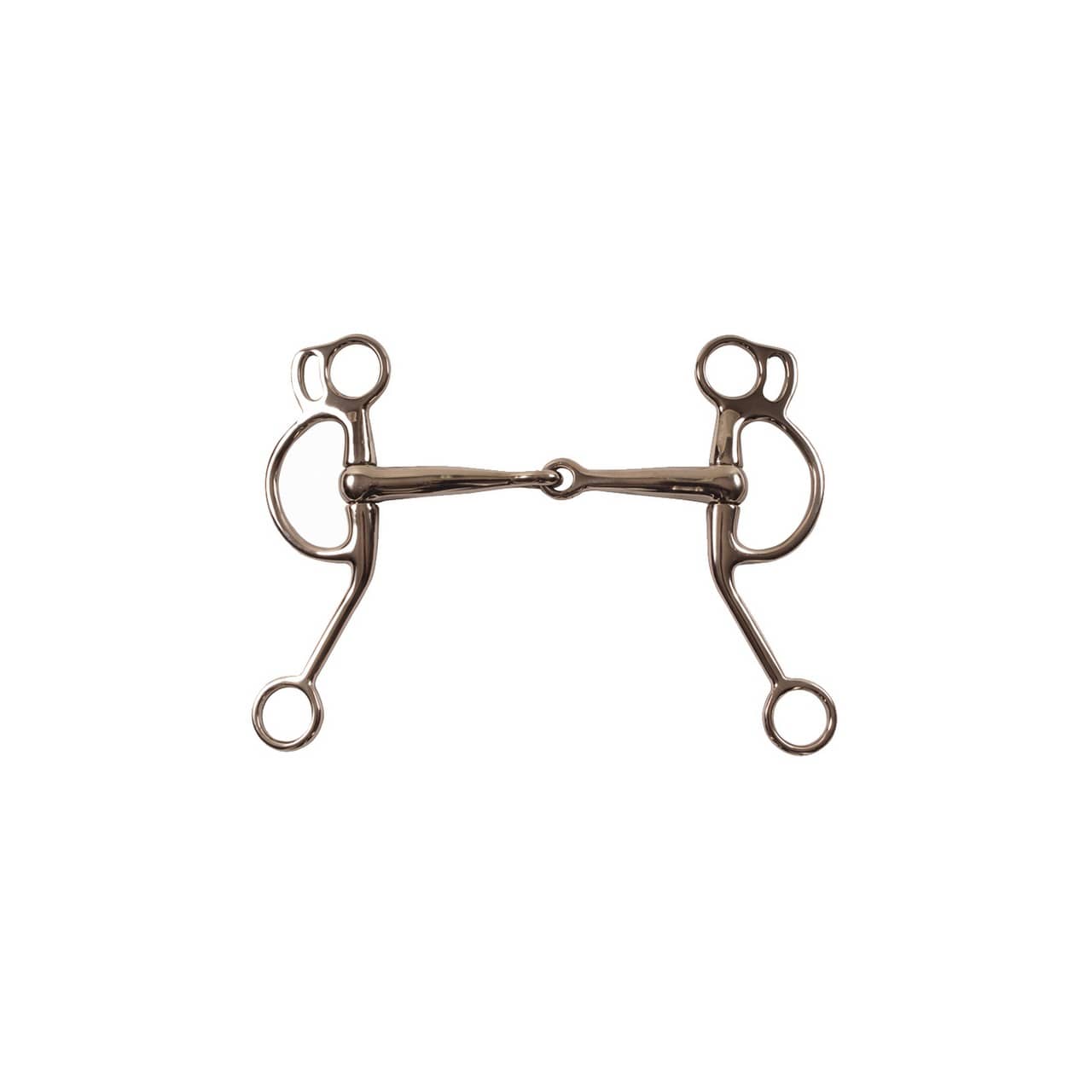 Morso western inox, aste inclinate, anelli a D