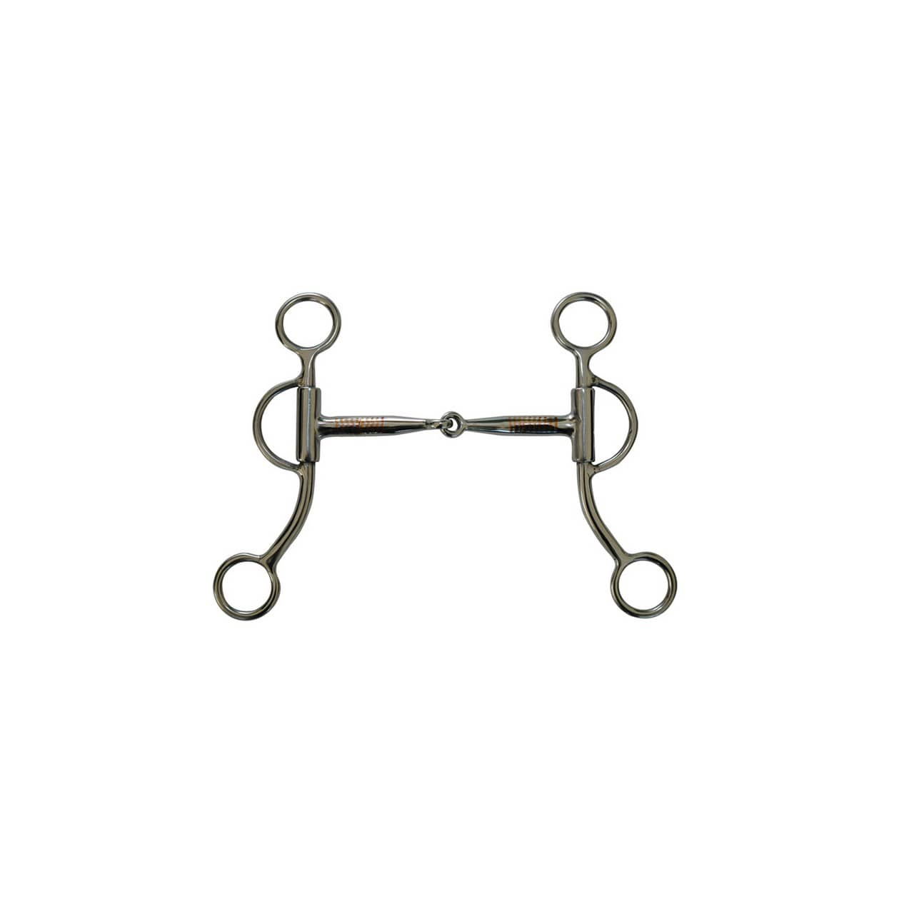 Morso western inox, aste corte, inserti in rame