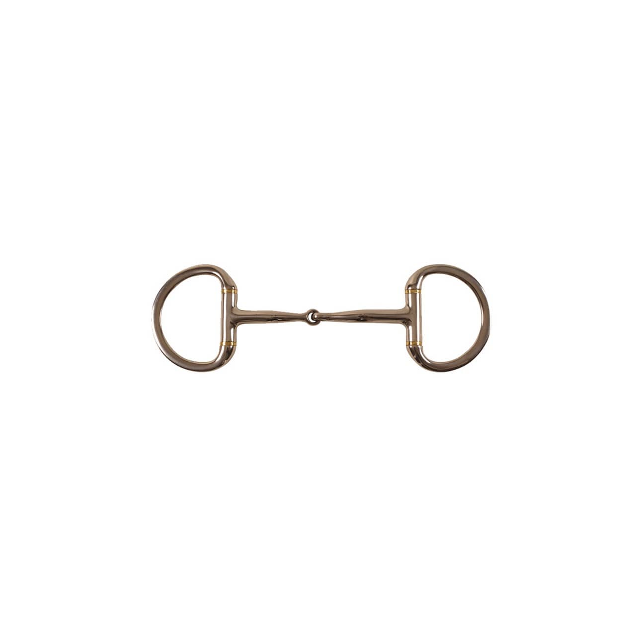Filetto western a D inox, anelli schiacciati