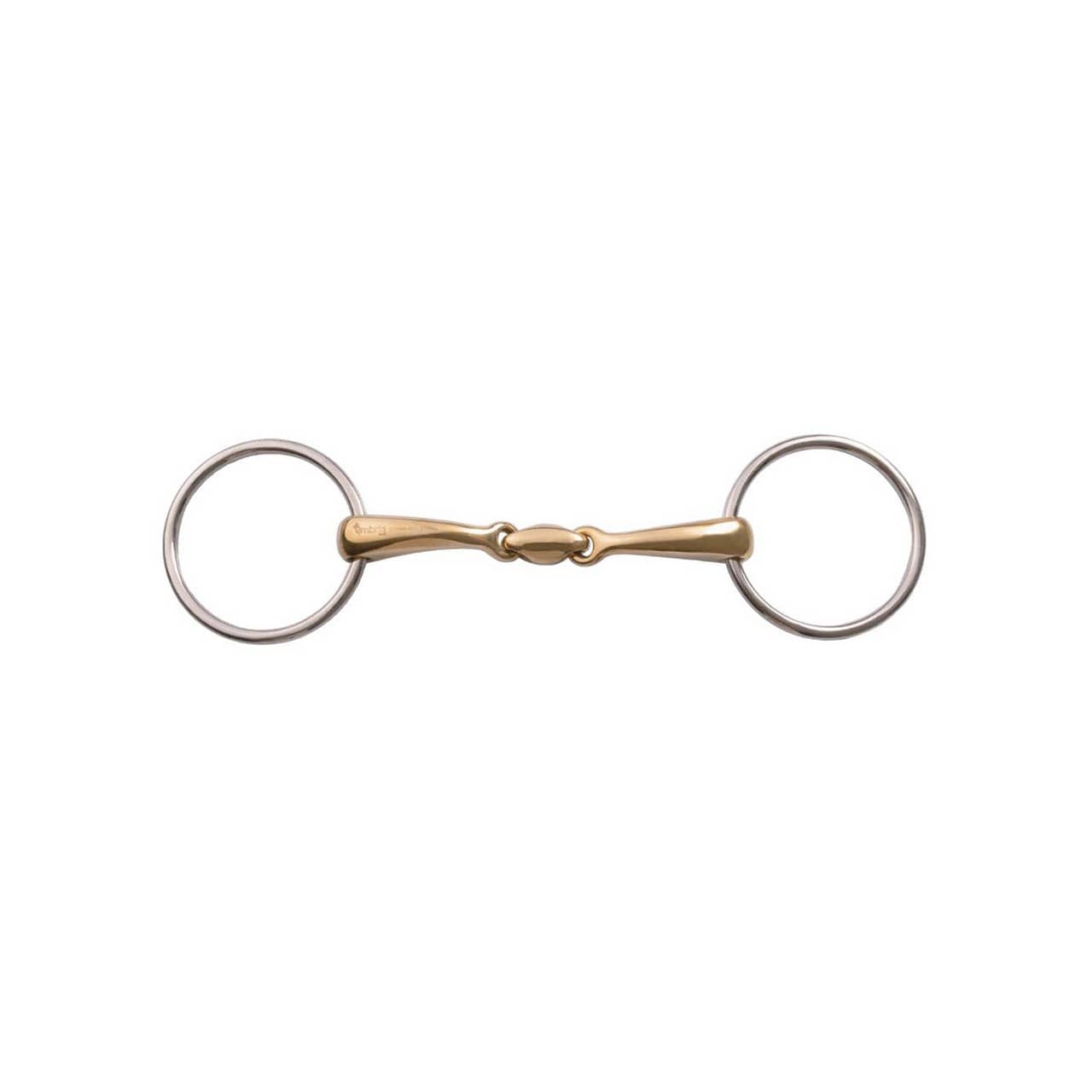Loose Ring curved mouth double jointed, curve height 11mm, cup 16mm