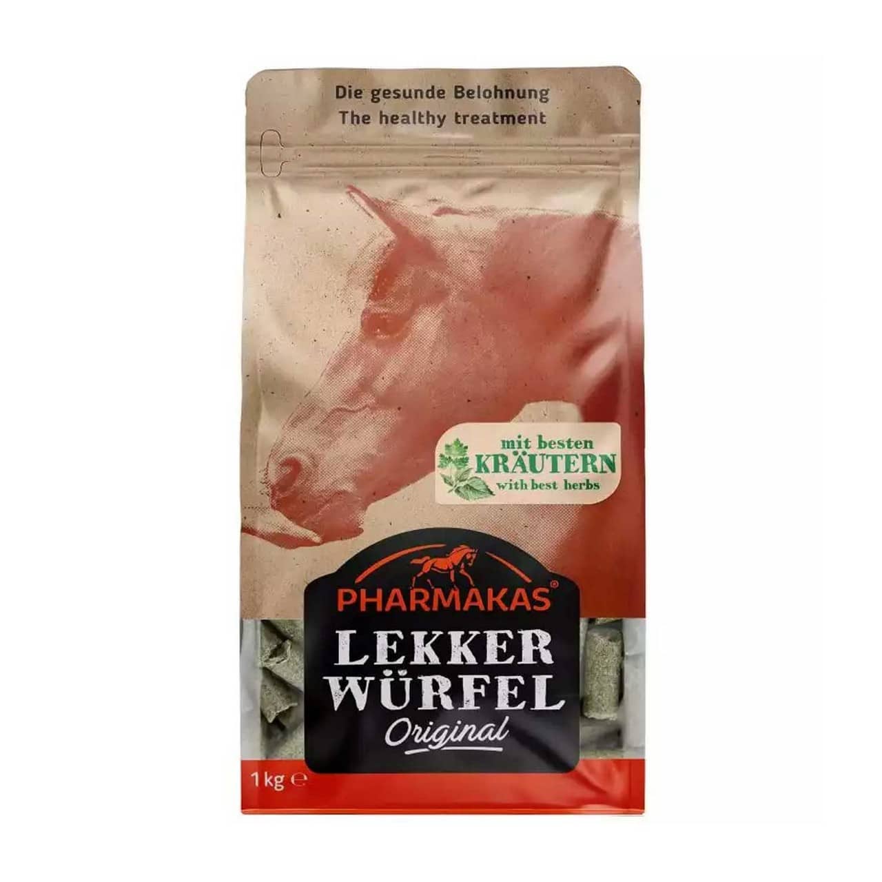 Snack Pharmaka Lekkerwurfel herbs 1 kg