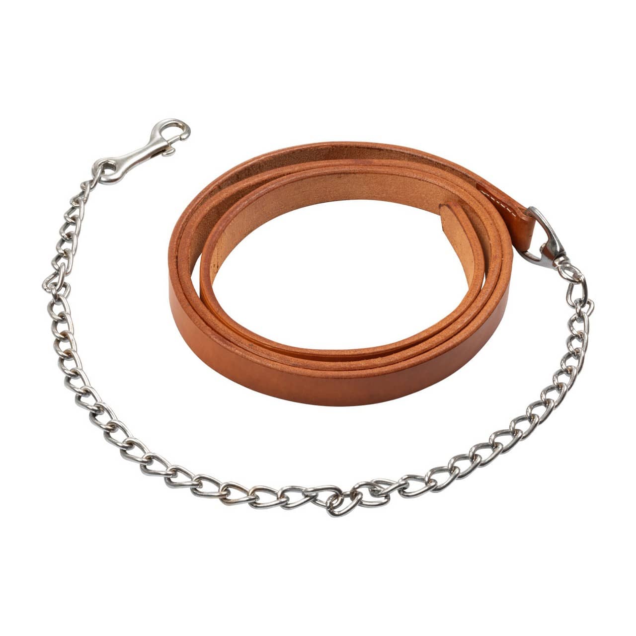 Lunghina in cuoio con catena Pool's