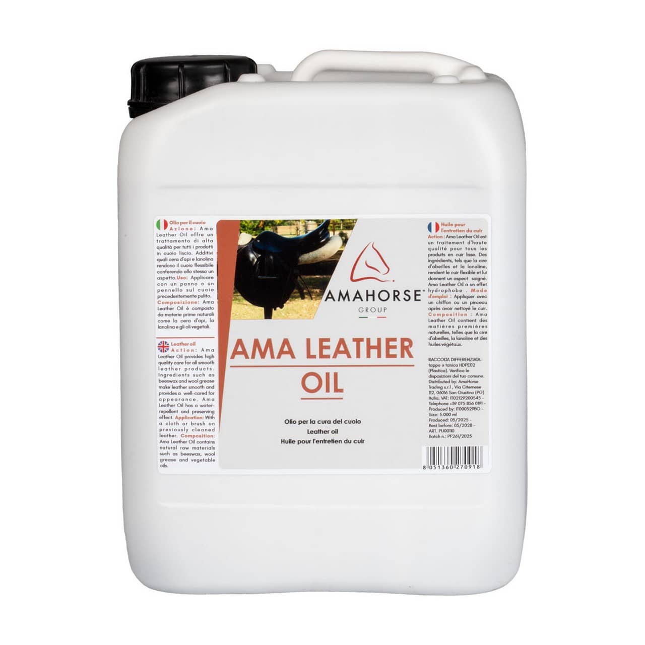 Ama Leather Oil, olio per cuoio (5 l)