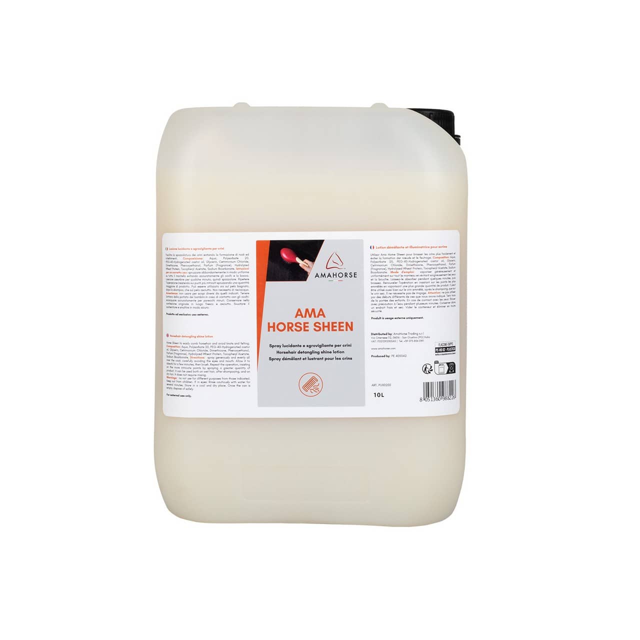 Ama Horse Sheen lozione lucidante sgrovigliante (10 l)