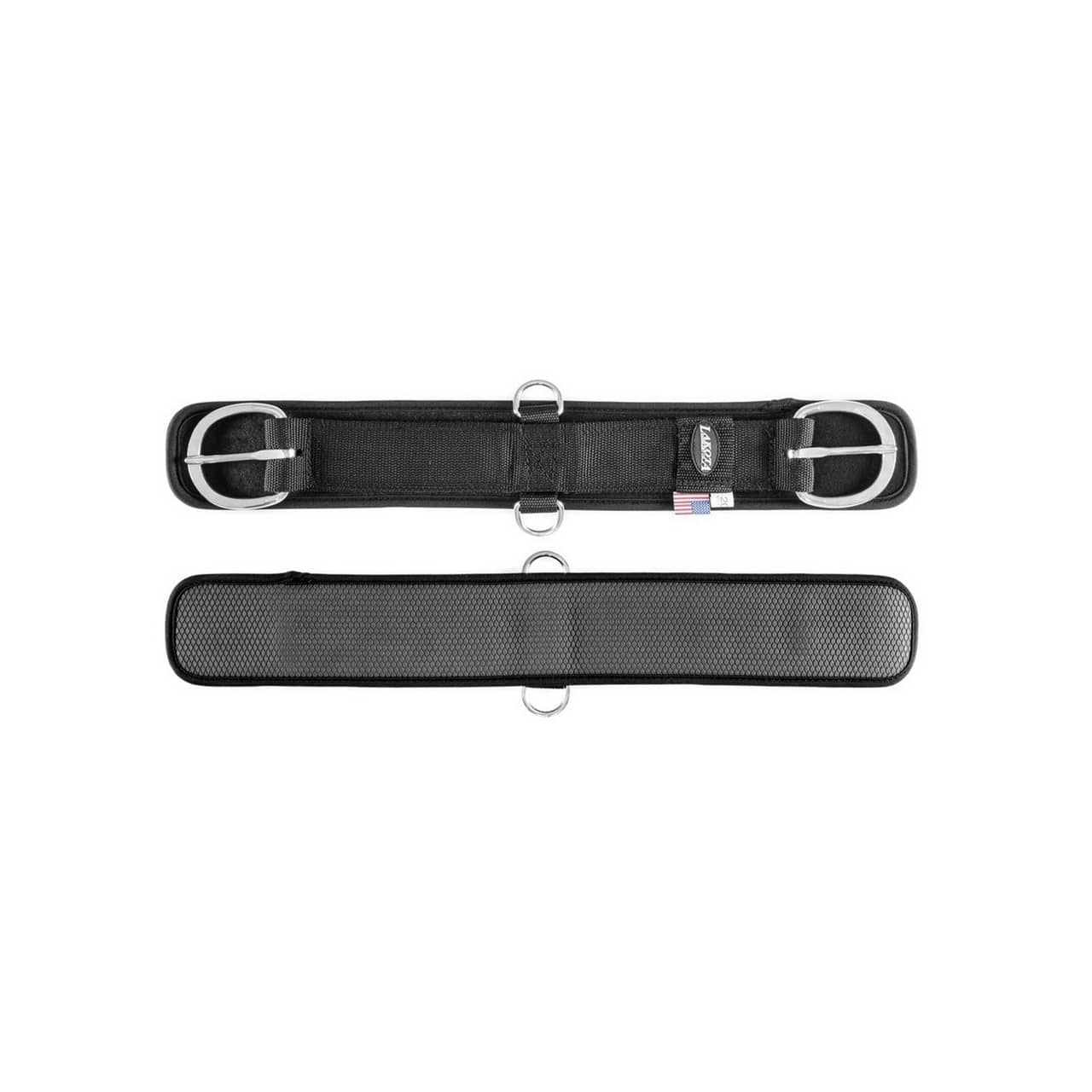 Sottopancia in neoprene con velcro per pony, fibbie inox