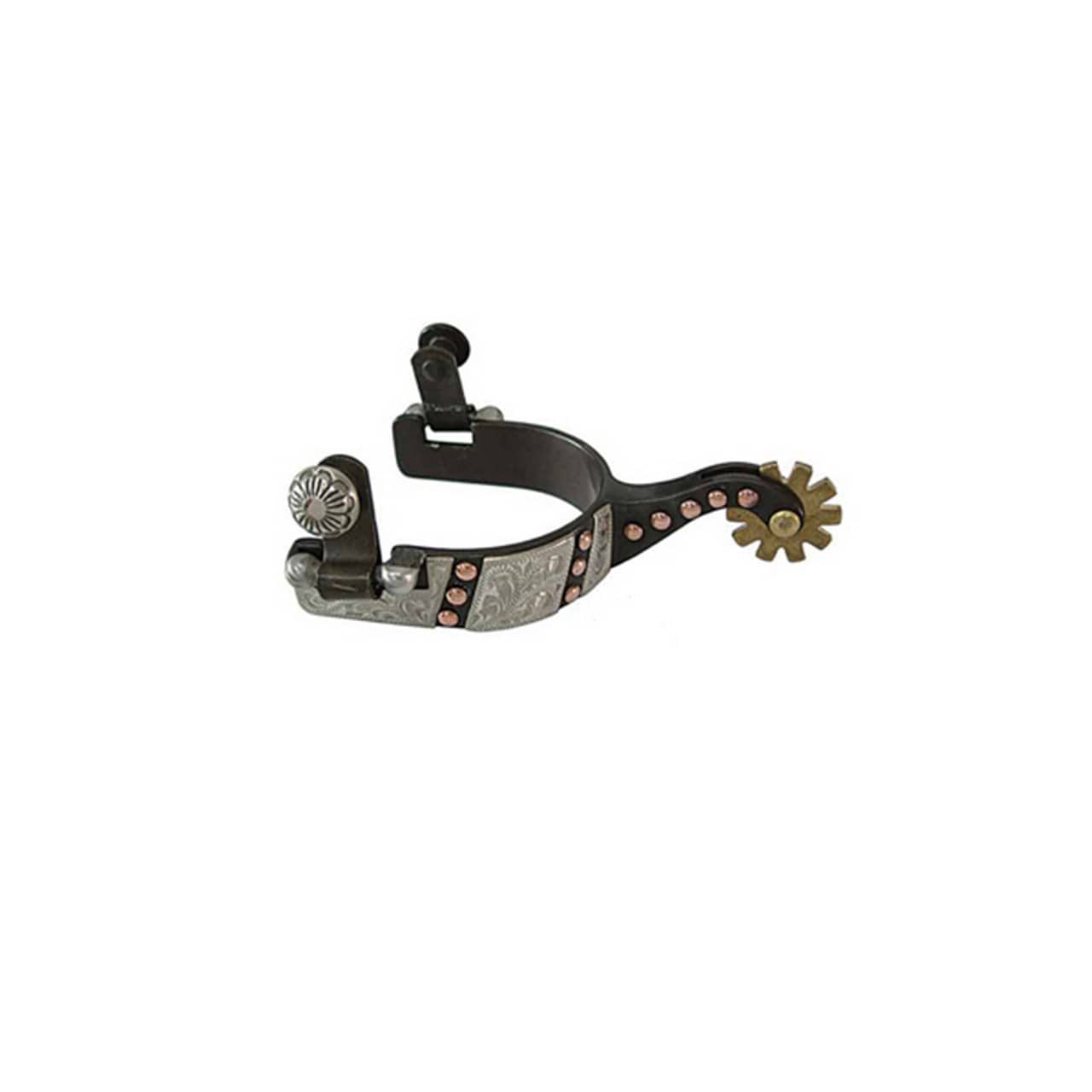 Speroni western Lakota da bimbo, neri, con rivetti