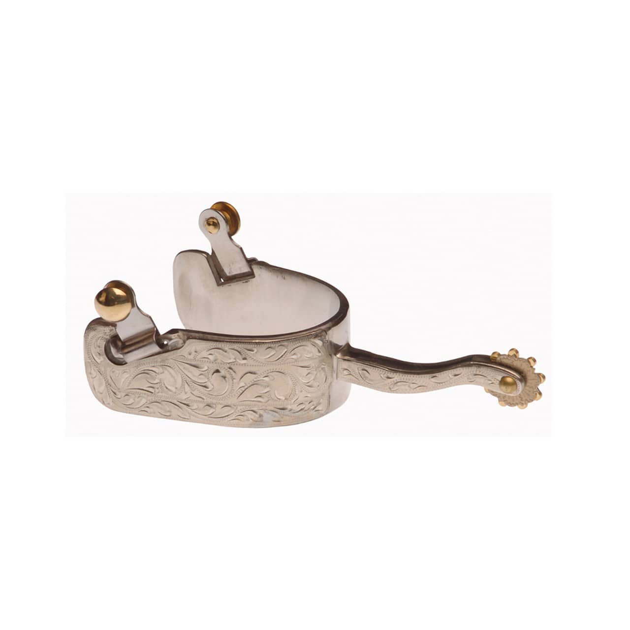 Speroni western inox larghi, decorati