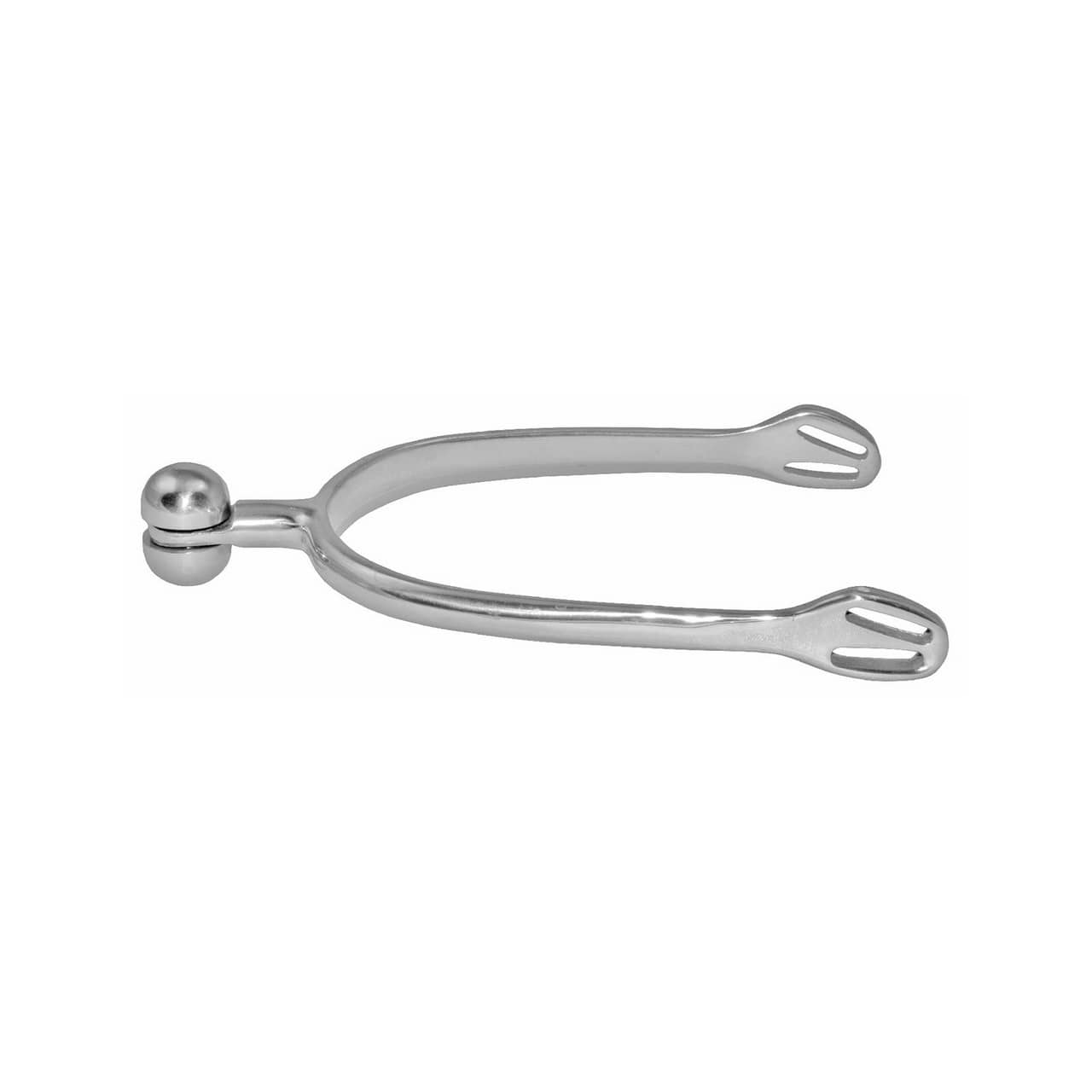 Speroni inox uomo Soft Touch con mezze lune orizzontali girevoli 30mm