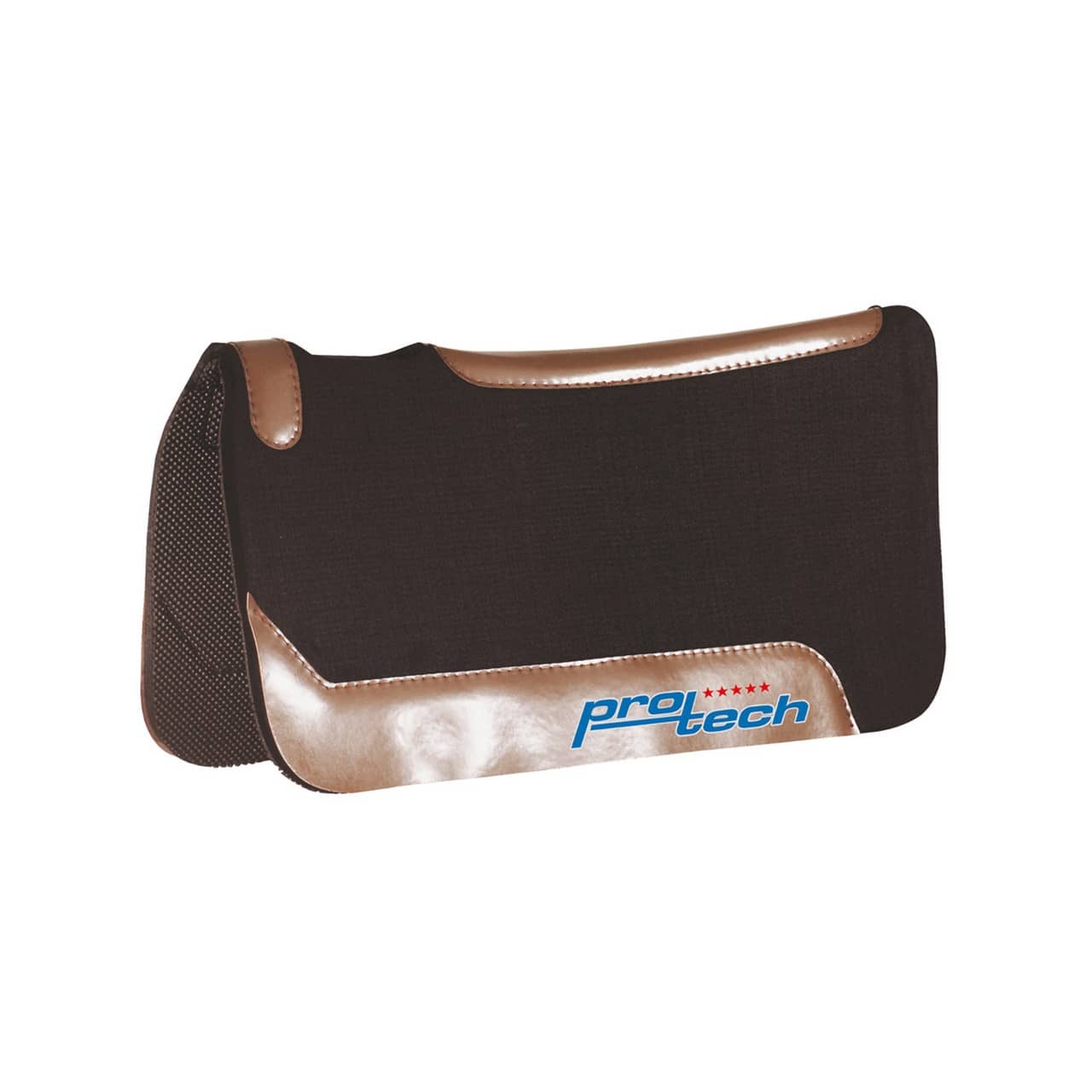 Sottosella western in neoprene, pelle marrone