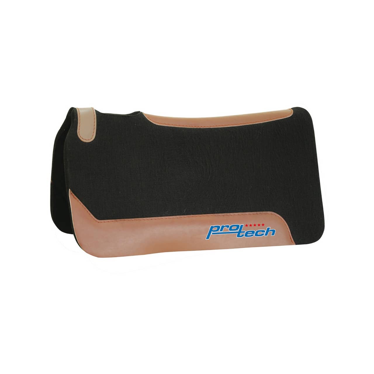 Sottosella western in neoprene/feltro, pelle marrone