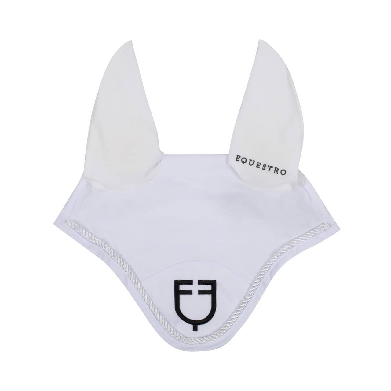 Cuffietta in cotone con logo centrale