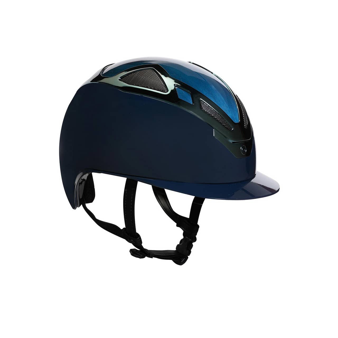 Casco Apex Wood blu navy glossy