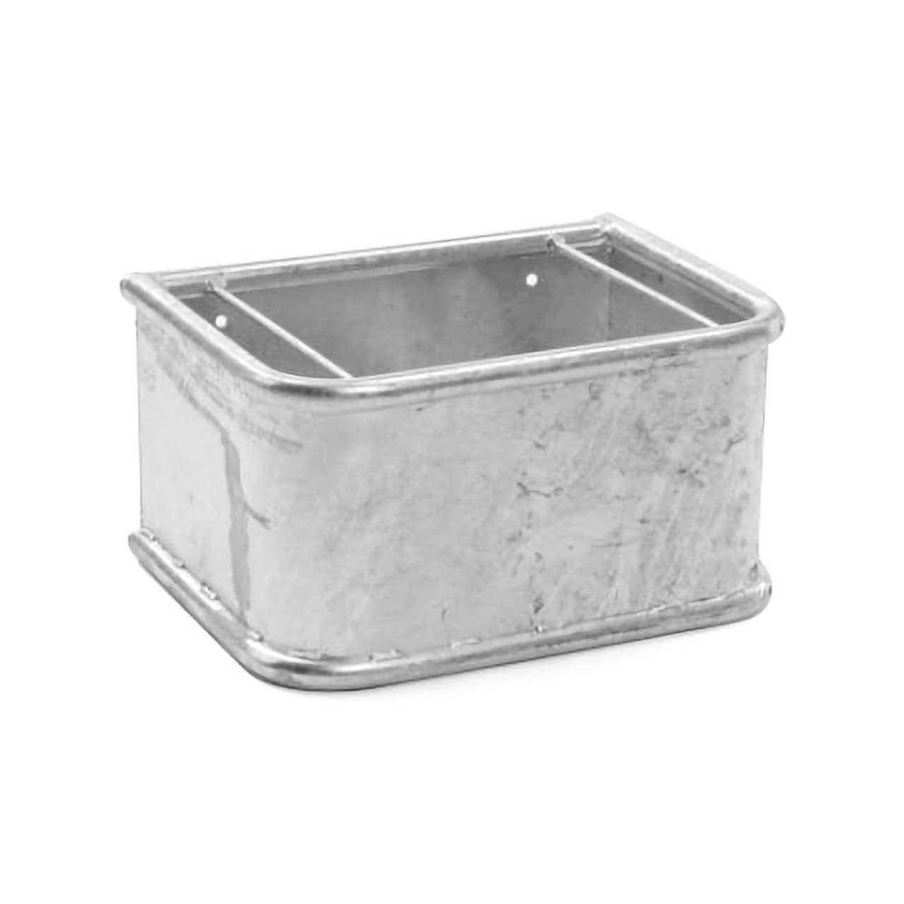 Mangiatoia galvanizzata da parete