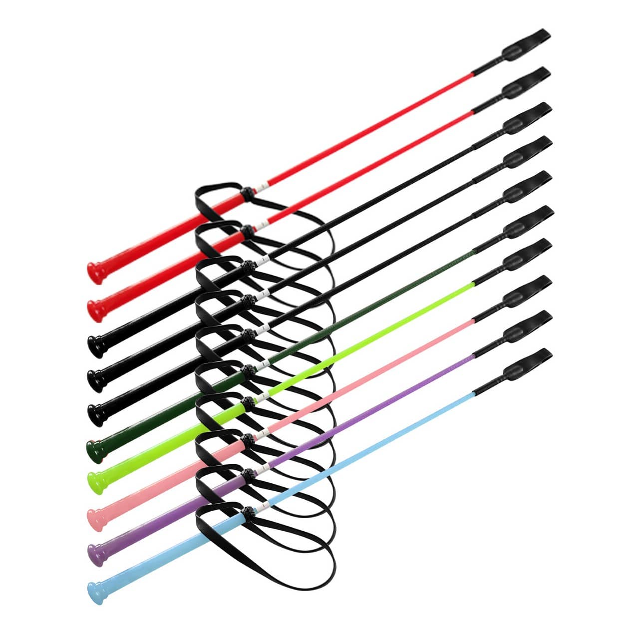 Frustino tinta unita lucido, set 10 pz