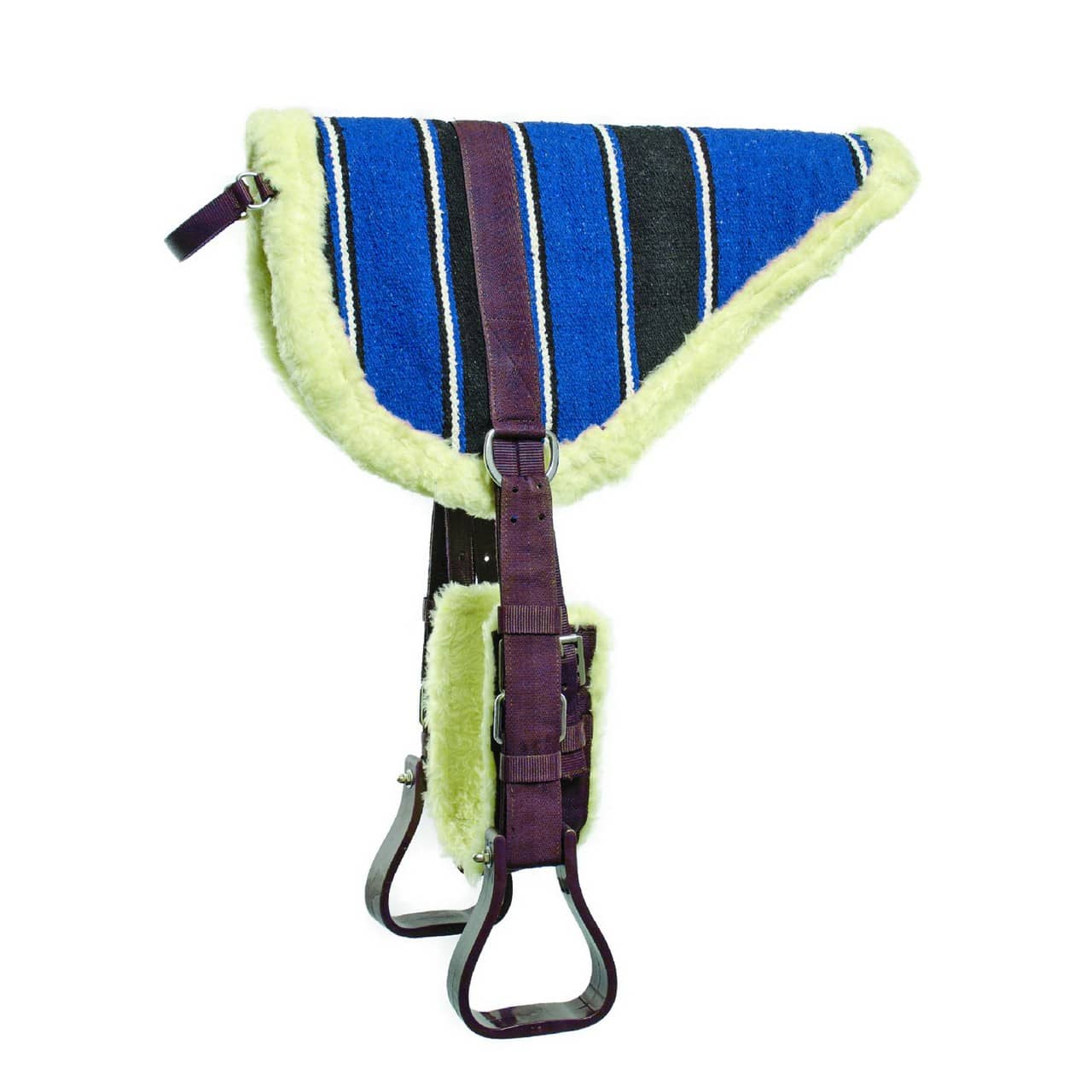 Bareback navajo cotone con staffe e sottopancia