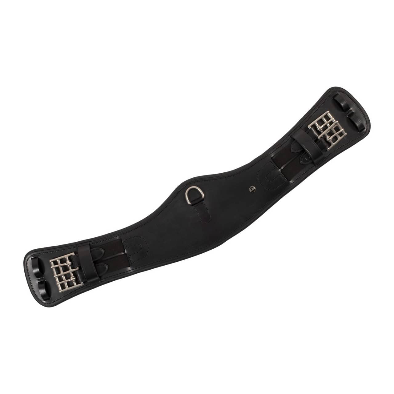 Sottopancia dressage sagomato in cuoio con pin logato (Rif. SUH00004)