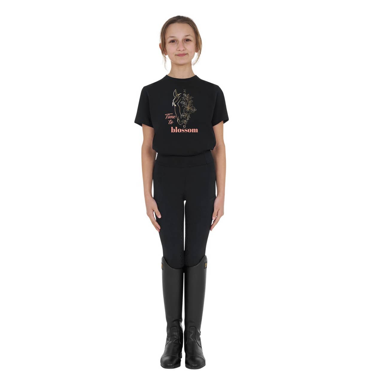T-shirt bambina Time to Blossom in cotone