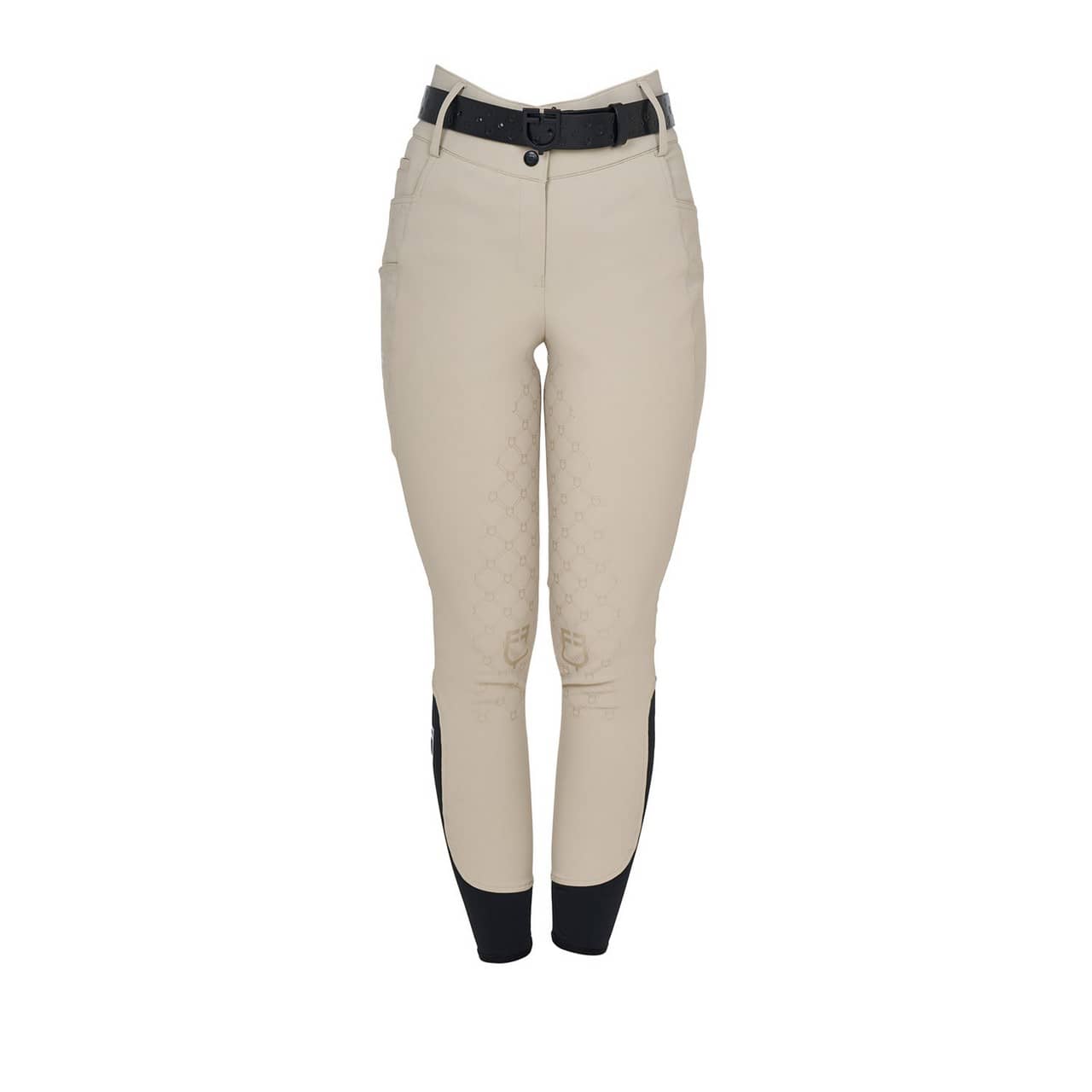 Pantaloni donna a vita alta monogram