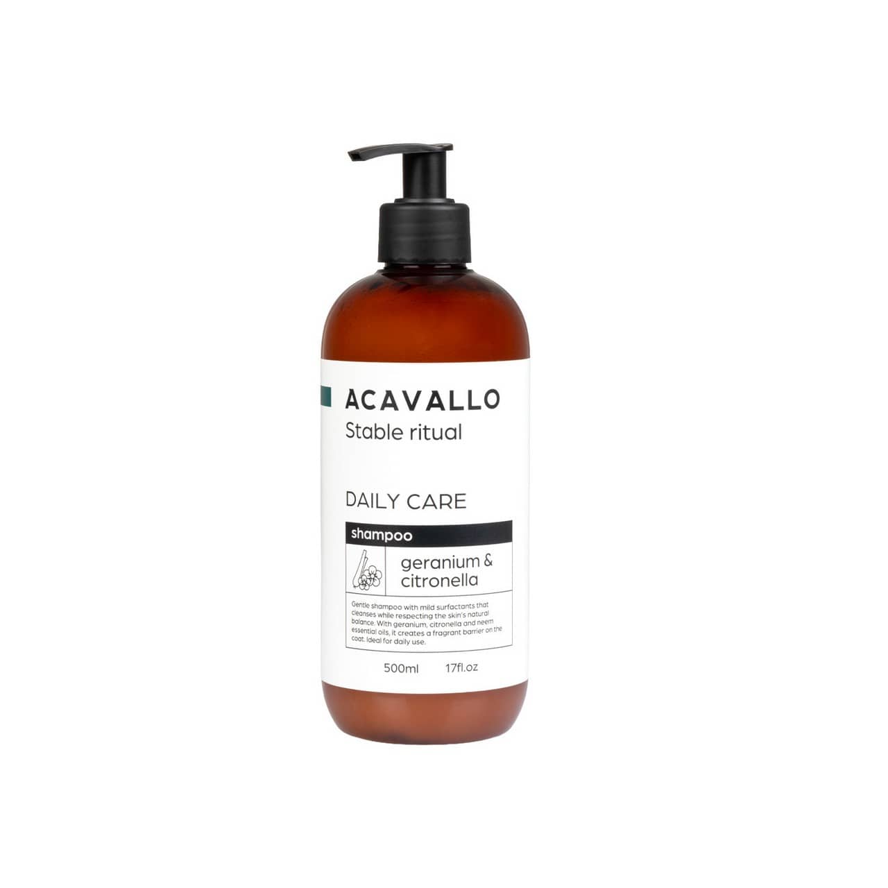 Shampoo citronella geranio e neem 500ml
